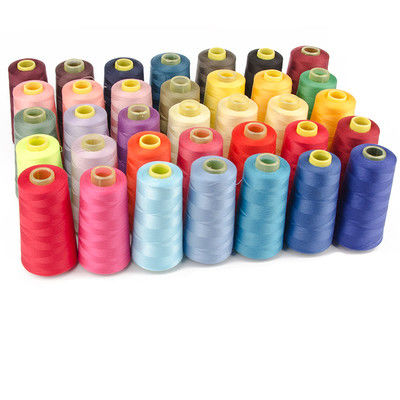 China Manufacturer Price Color 100% Polyester Sewing Thread 40S/2 3000Y 5000 Yards