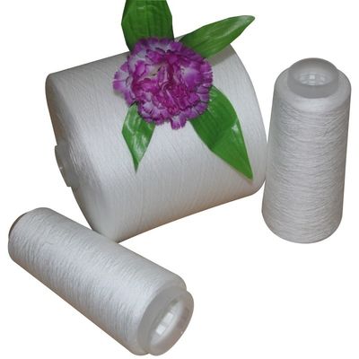 Raw White 100% Polyester Core Spun Yarn Polyester Yarn Manufacturers 20/2, 40/2
