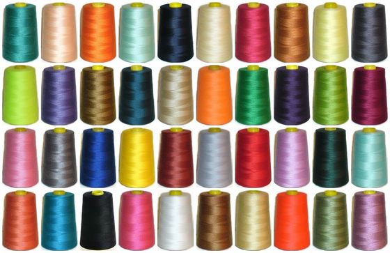 3000Y 5000 Yards 5000 Meter 40/2 100% Polyester Sewing Thread in Stock