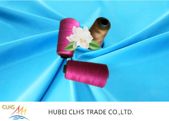 Customized Brow Red 100 Spun Polyester Sewing Thread 20S / 2 20s / 3 Count