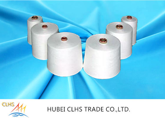 Raw White 50s/2 Polyester Knitting Yarn For T Shirt Good Evenness