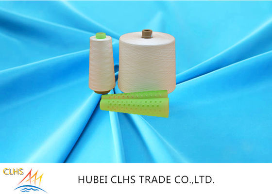 Sewing Weaving Raw White Yarn Paper Cone  20 / 2 30 / 2 40 / 2 Abrasion Resistance