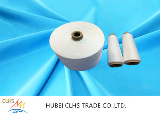 High Tenacity100 Polyester Spun Yarn , DTY Spun Semi - Dull Polyester Weaving Yarn