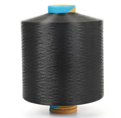 150D/48F Dope Dyed Balck Raw White Colors DTY 100% Polyester Yarn For Socks String Gloves