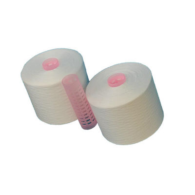 40/2, 50/2, 60/2 Single Twist  Polyester Core Spun Yarn , Polyester Weaving Yarn Less Broken Ends