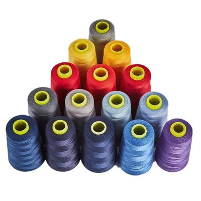 3000Y 4000Y 5000 Yards Colors 100% Polyester Sewing Thread 40/2 Free Sample
