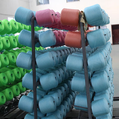 Hot Sale Dyed Yarn 100% Ring Spun Polyester Yarn For Sewing Thread 20s/2, 40s/2