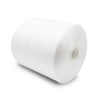NE 20/3 30/3 Polyester Yarn For Sewing Thread Raw White Bright China factory PP bags