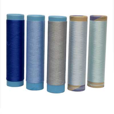 100% Polyester Filament Yarn Dope Dyed Black High Tenacity DTY Yarn for Sewing and Weaving