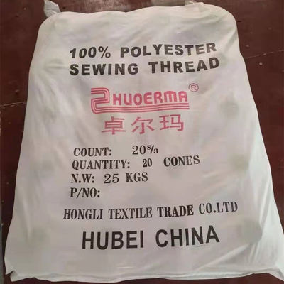 High Strenth 20/3 100% Polyester Spun Yarn For Sewing Jeans Cheap Price