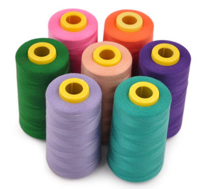 Colors 50/3 100% Spun Polyester Sewing Thread For High Speed Sewing Machine