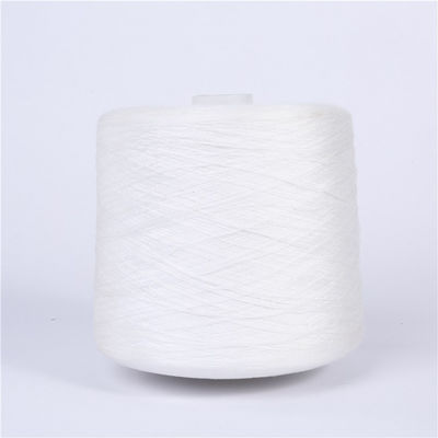 White Spun Polyester Yarns 202 302 402 502 For  Textiles