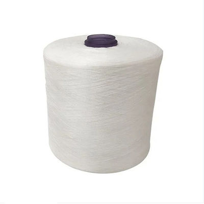 Ne 30s, 30/1, 30/2, 30/3 Raw White 100% Polyester Ring Spun Yarn For Sewing Weaving Knitting