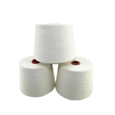 60/2 Bright Raw White 100% Polyester Spun Yarn On Paper Cone