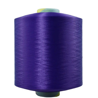 Colors Black White Blue Red Brown 100% Polyester Filament Yarn Dty Polyester Textured Yarn