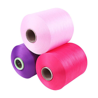 Colored Yarn DTY Yarn Polyester Fiber Factory Direct Sales Good Quality Polyester Yarns