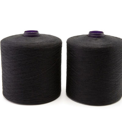 100% Spun Polyester Yarn Polyester Yarn Good Quality Bleached Black Yarns