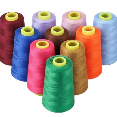 China Factory 100% Polyester Sewing Thread 402 Polyester Thread Color Threads Customizable