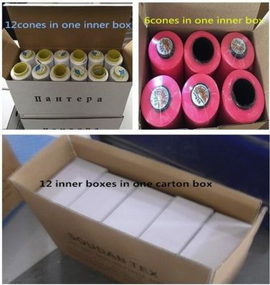 Good Fastness Multi Color 40/2 Polyester Spun Sewing Thread