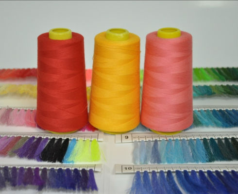 Good Fastness Multi Color 40/2 Polyester Spun Sewing Thread