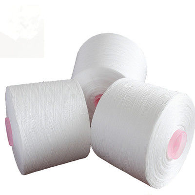 Raw white 20s/2, 40s/2  100% Polyester Core Spun Yarn Garment Underwear Sewing