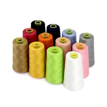 40/3 100% Polyester Ring Spun Sewing Thread Multi Colors