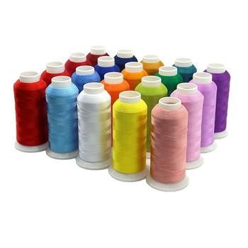 Colored Dyed Sewing Thread Polyester 402 Sewing Thread In Stock
