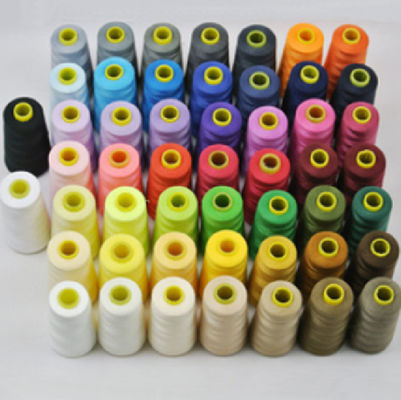 High Quality 60S/3 100% Spun Polyester Sewing Thread 5000 meters/cone