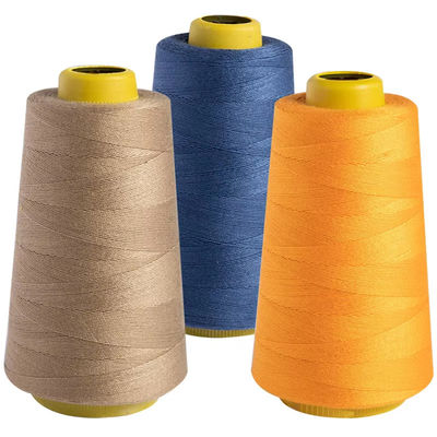 Wholesale 40/2 40/3 100% Spun Polyester Yarn Polyester Staple Fiber Dye Yarn For Thread