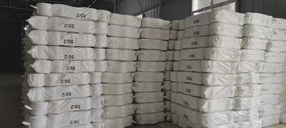 Raw White Eco-Friendly High Tenacity Spun Polyester Yarn for Sewing and Knitting