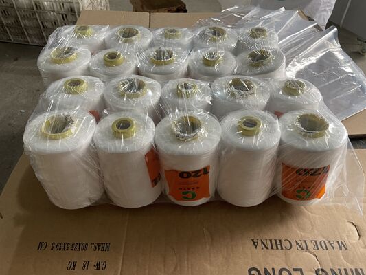 China Brand 20/3 Polyester Spun Sewing Thread For Jeans 
