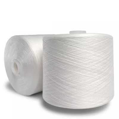 45/2 100% Polyester Spun Sewing Yarn With Dyeing Tube White , Black ,Colors