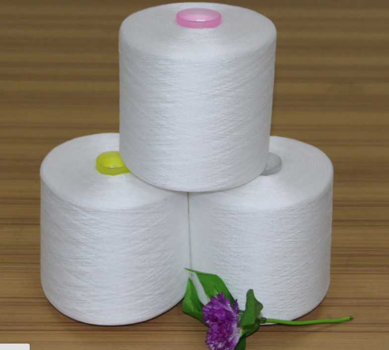 Pure White 50/3 Spun Polyester Yarn For Sewing Thread Factory Price Stock Price