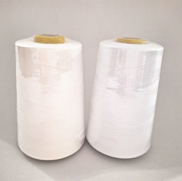 White Color 40/2 Polyester Sewing Thread For Clothes