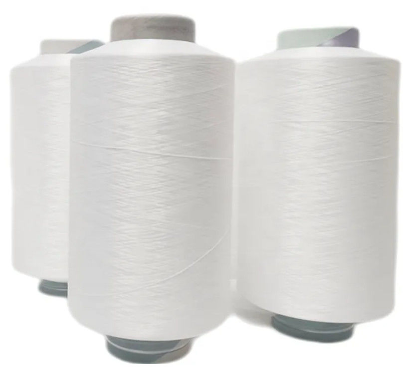 Brand 150D/48F , 300D/96F NIM Raw White DTY Polyester Yarn AA