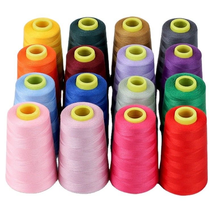 Color Fastness , Smooth Surface 100 PCT Polyester Sewing Thread Wholesale