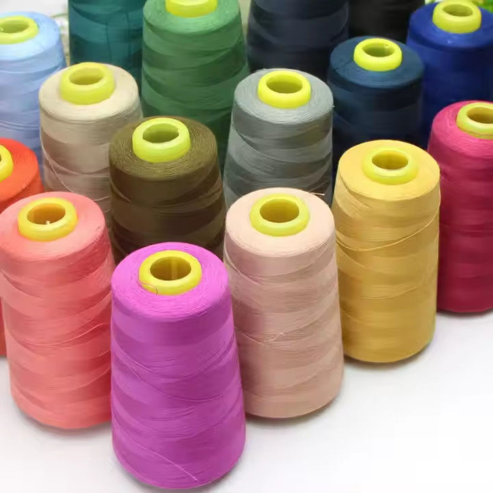 High Quality 60S/3 100% Spun Polyester Sewing Thread 5000 meters/cone