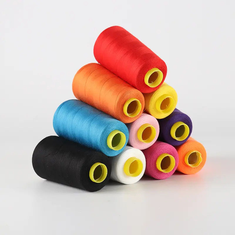 40S/2 3000Yards 5000 meter 100g 150g 100%Spun Polyester Sewing Thread Weaving Knitting Sewing