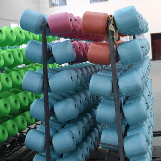 100% Polyester Dyed Yarn Ring Spun for Sewing and Knitting with Eco-Friendly High Tenacity