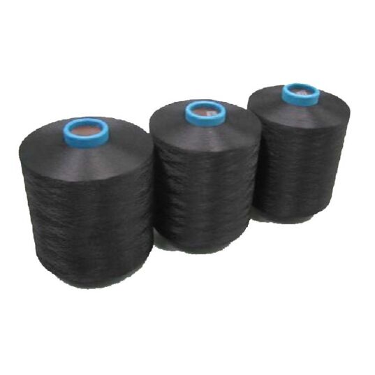 300D/96F Dope Dyed Black Raw White 100% Polyester DTY Yarn for Sewing and Weaving